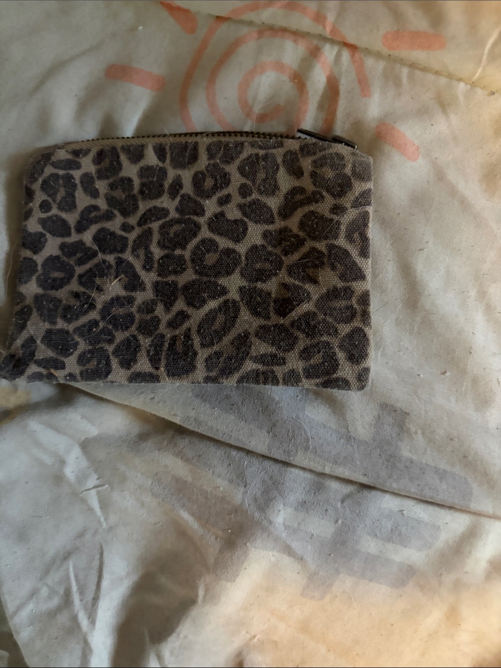 Small wallet -cheetah print